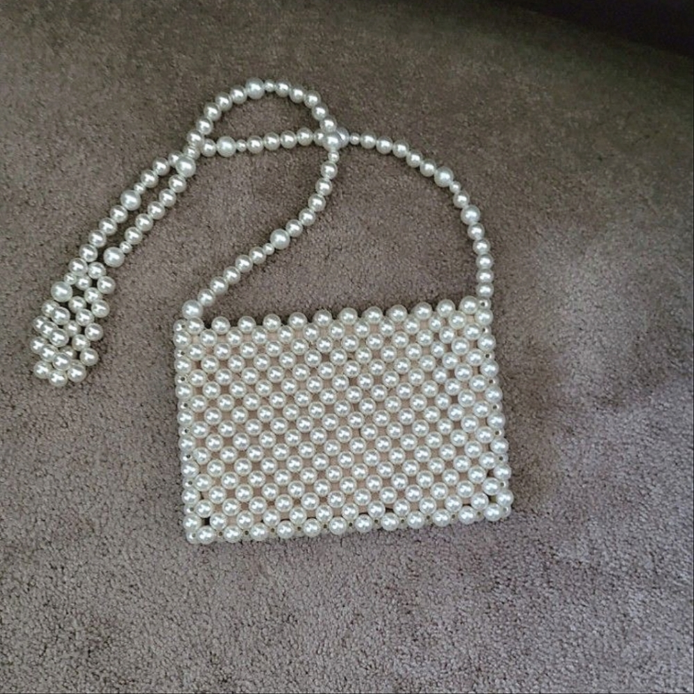 Beautiful handmade pearl purse made in Turkey 🇹🇷